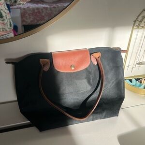Black Longchamp Tote Bag